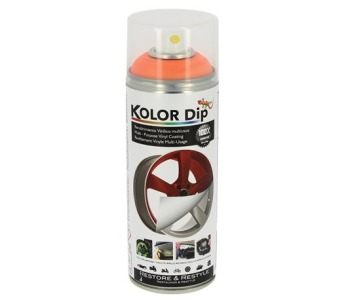 Спрей гумирана боя флуоресцентно оранжево 400ml KOLOR DIP