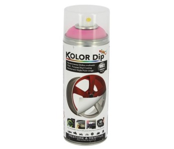 Спрей гумирана боя флуоресцентно розово 400ml KOLOR DIP