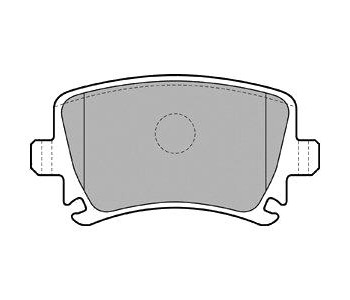 Комплект спирачни накладки DELPHI за SEAT LEON (1P1) от 2005 до 2012