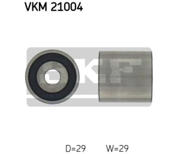 Паразитна/ водеща ролка, зъбен ремък SKF VKM 21004 за SKODA OCTAVIA III (5E3) от 2012