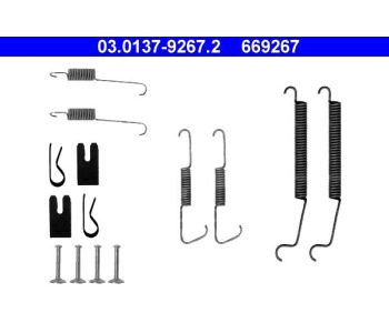 Комплект принадлежности, спирани челюсти ATE за CITROEN C2 ENTERPRISE от 2009