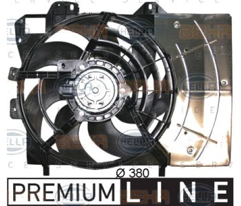 Вентилатор, охлаждане на двигателя HELLA 8EW 351 043-541 за CITROEN C2 ENTERPRISE от 2009