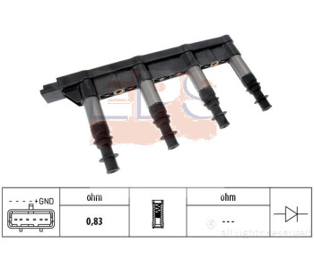 Запалителна бобина EPS за CITROEN C3 I (FC) от 2002 до 2009