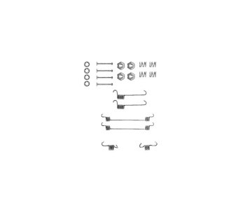 Комплект принадлежности, спирани челюсти STARLINE за PEUGEOT 106 I (1A, 1C) от 1991 до 1996