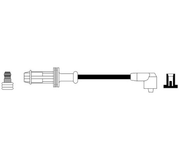 Комплект запалителни кабели NGK за PEUGEOT 205 I (741B, 20D) кабриолет от 1986 до 1995