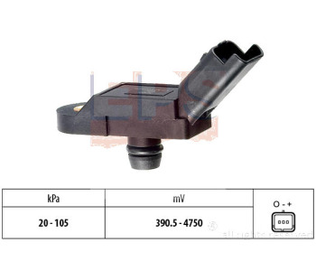 Датчик за налягането на въздуха, регулиране на височината EPS за PEUGEOT 306 (7E, N3, N5) комби от 1994 до 2002