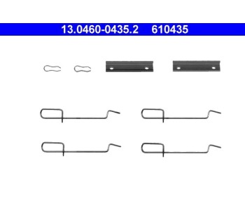 Комплект принадлежности дискови накладки ATE за RENAULT MEGANE I (BA0/1_) хечбек от 1995 до 2003