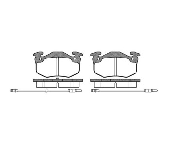 Комплект спирачни накладки ROADHOUSE за PEUGEOT 205 I (741A/C) от 1983 до 1987