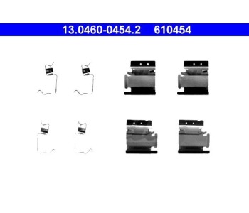 Комплект принадлежности дискови накладки ATE за PEUGEOT 206 (2A/C) хечбек от 1998 до 2009