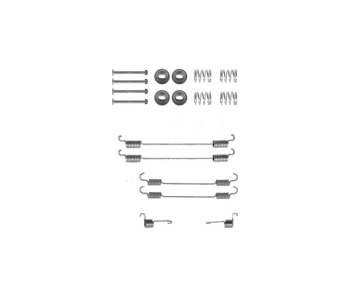 Комплект принадлежности, спирани челюсти FERODO за PEUGEOT 406 (8B) седан от 1995 до 2005