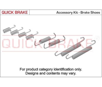 Комплект принадлежности, спирани челюсти QUICK BRAKE за DACIA 1310 (U, X) седан от 1983 до 2004