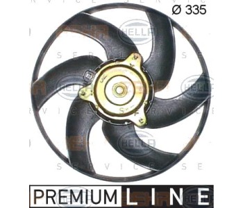 Вентилатор, охлаждане на двигателя HELLA 8EW 351 043-511 за PEUGEOT 406 (8E/F) комби от 1996 до 2004