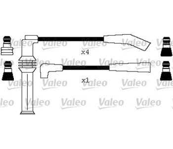 Комплект запалителни кабели VALEO за PEUGEOT 405 I (15E) комби от 1987 до 1992