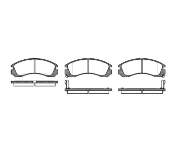 Комплект спирачни накладки ROADHOUSE за MITSUBISHI LANCER VII (CS_A, CT_A) седан от 2000 до 2007