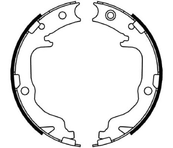 Комплект спирачни челюсти, ръчна спирачка FERODO за MITSUBISHI ASX (GA_W_) от 2010 до 2018
