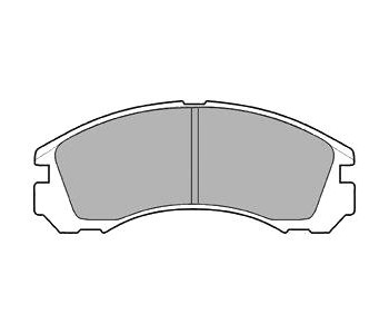 Комплект спирачни накладки DELPHI за MITSUBISHI GALANT VIII (EA_) от 1996 до 2004