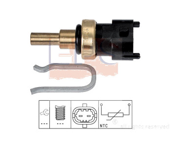 Датчик, температура на охладителната течност EPS 1.830.357 за FIAT DOBLO (263) товарен от 2010