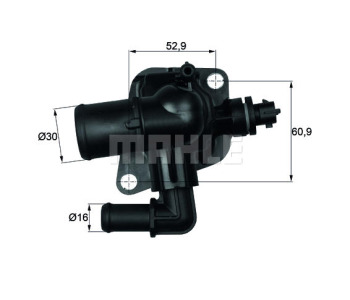 Термостат, охладителна течност MAHLE TI 150 88 за FIAT QUBO (225_) от 2008