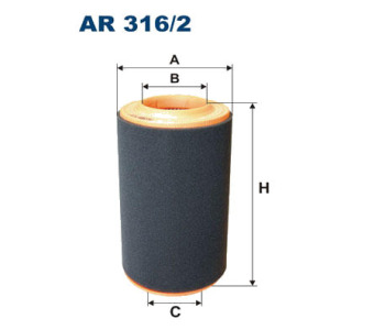 Въздушен филтър FILTRON AR 316/2 за CITROEN JUMPER III товарен от 2006