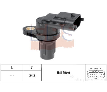 Датчик, положение на разпределителния вал EPS за HYUNDAI TUCSON (JM) от 2004 до 2010