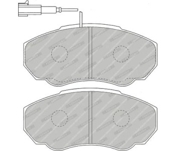 Комплект спирачни накладки FERODO PREMIER за FIAT DUCATO (230) товарен от 1994 до 2002