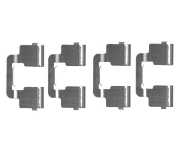Комплект принадлежности дискови накладки BOSCH за CITROEN JUMPY II товарен от 2007 до 2016