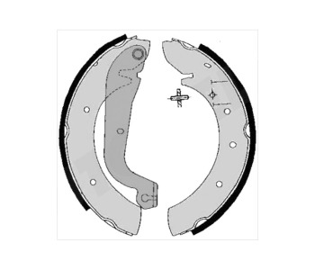 Комплект спирачни челюсти STARLINE за CITROEN C25 (280, 290) товарен от 1981 до 1994