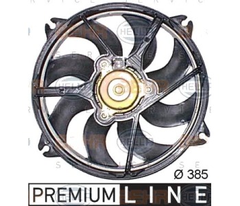 Вентилатор, охлаждане на двигателя HELLA 8EW 351 043-621 за CITROEN BERLINGO (M) товарен от 1996 до 2011