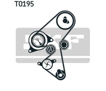 Комплект ангренажен ремък SKF VKMA 03259 за CITROEN BERLINGO (B9) пикап от 2008 до 2018