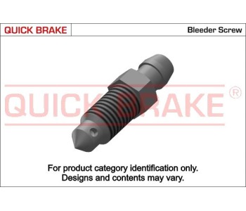 Вентил за обезвъздушаване, спирачен цилиндър QUICK BRAKE за FIAT DUCATO (244) платформа от 2002 до 2006