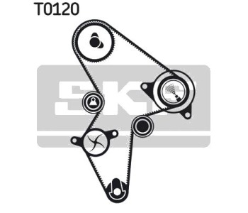 Комплект ангренажен ремък SKF VKMA 03120 за ROVER 100 METRO (XP) от 1989 до 1998