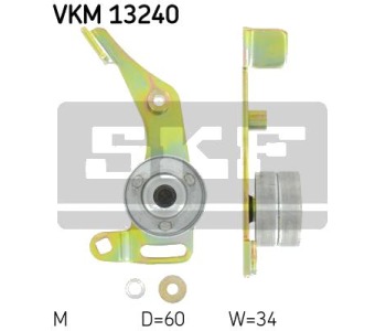 Обтяжна ролка, ангренаж SKF VKM 13240 за PEUGEOT 306 (7A, 7C, N3, N5) хечбек от 1993 до 2003