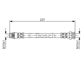 Спирачен маркуч BOSCH за CITROEN DS5 от 2011 до 2015