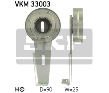 Обтящна ролка, пистов ремък SKF VKM 33003 за PEUGEOT 306 (7B, N3, N5) седан от 1993 до 2003