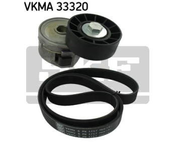 Комплект пистов ремък SKF VKMA 33320 за PEUGEOT 308 (T7) CC кабрио от 2009 до 2013
