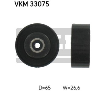 Паразитна/ водеща ролка, пистов ремък SKF VKM 33075 за PEUGEOT 407 (6D_) седан от 2004