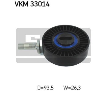 Обтящна ролка, пистов ремък SKF VKM 33014 за CITROEN JUMPER I (230) платформа от 1994 до 2002