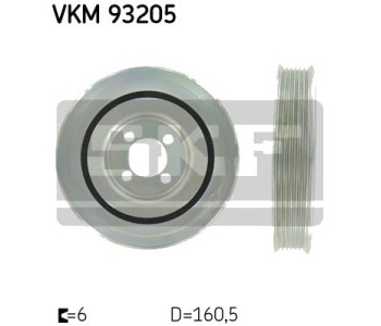 Ремъчна шайба, колянов вал SKF VKM 93205 за OPEL COMBO C пътнически от 2001 до 2011