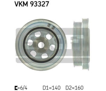 Ремъчна шайба, колянов вал SKF VKM 93327 за CITROEN JUMPER III платформа от 2006