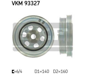 Ремъчна шайба, колянов вал SKF VKM 93327 за CITROEN JUMPER III товарен от 2006