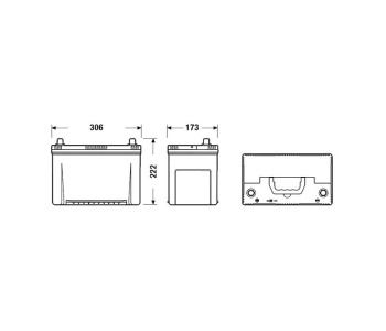 Стартов акумулатор EXIDE EA955 за HYUNDAI H100 (P) пътнически от 1993 до 2004