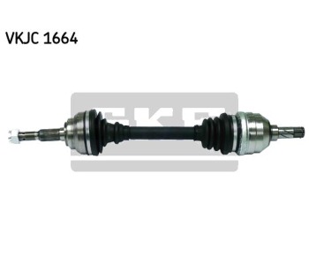 Полуоска 597 мм, преден SKF за OPEL ASTRA G (F48_, F08_) хечбек от 1998 до 2009