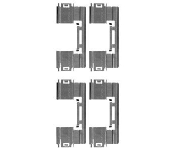 Комплект принадлежности дискови накладки DELPHI за CHEVROLET AVEO (T300) седан от 2011