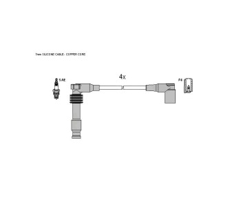 Комплект запалителни кабели STARLINE за CHEVROLET CAPTIVA (C100, C140) от 2006 до 2011