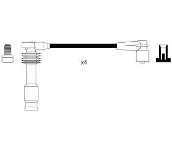 Комплект запалителни кабели NGK за OPEL ASTRA G (F48_, F08_) хечбек от 1998 до 2009