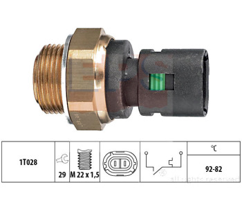 Термошалтер, вентилатор на радиатора EPS 1.850.128 за RENAULT 5 SUPER (B/C40_) от 1984 до 1996