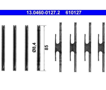 Комплект принадлежности дискови накладки ATE за OPEL CORSA A (S83) хечбек от 1982 до 1991