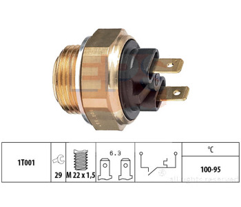 Термошалтер, вентилатор на радиатора EPS 1.850.019 за FORD FIESTA I (GFBT) от 1976 до 1983