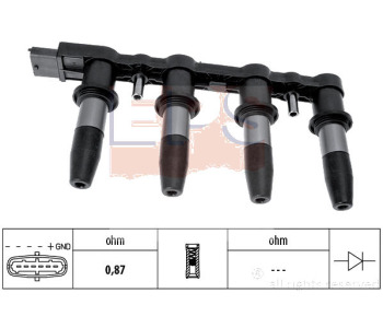 Запалителна бобина EPS за OPEL CORSA D (S07) от 2006 до 2014
