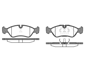 Комплект спирачни накладки ROADHOUSE за OPEL ASTRA F (51_, 52_) комби от 1991 до 1998